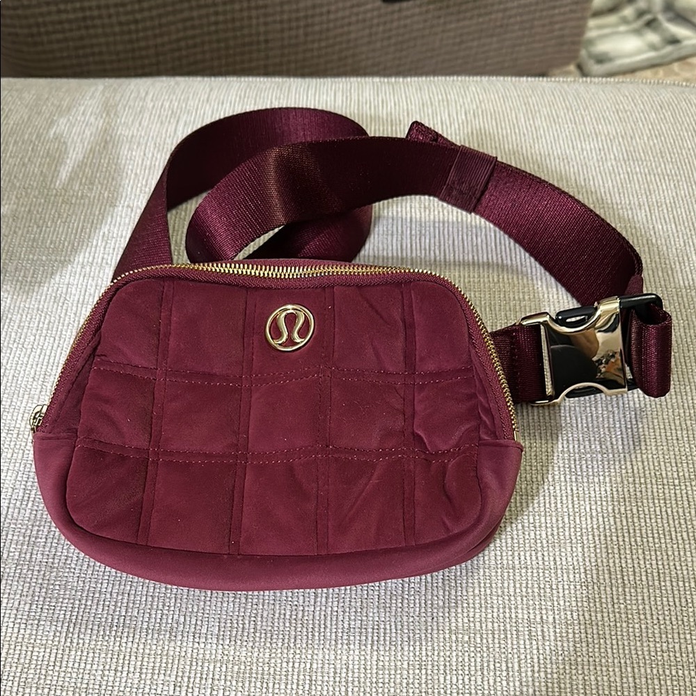 lululemon athletica Burgundy Crossbody Bag